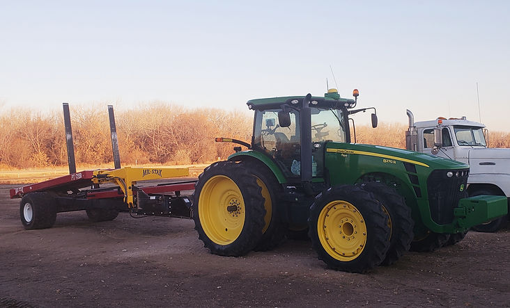 Custom Bale Stacking, Custom Farm Work